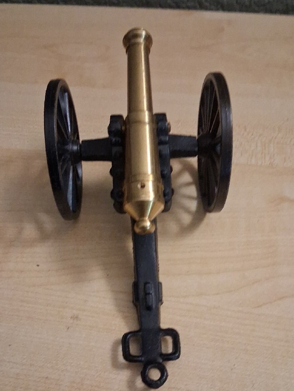 Brass and Cast Iron Cannon Decor - Picture 3 of 7